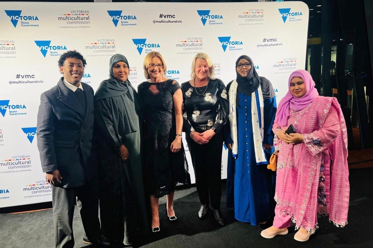 SWDA team and community members at a Victorian Multicultural Commission event