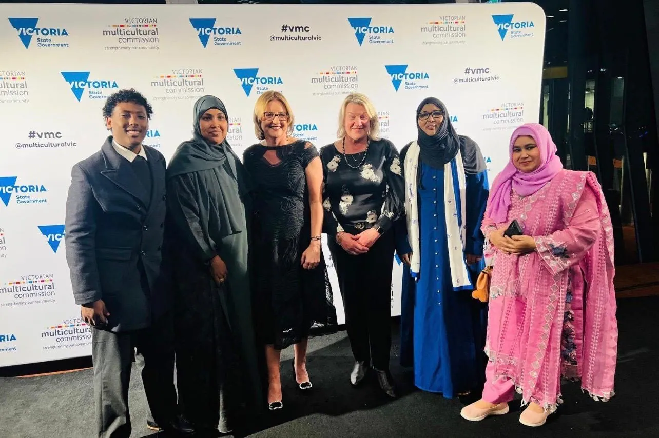 SWDA team and community members at a Victorian Multicultural Commission event