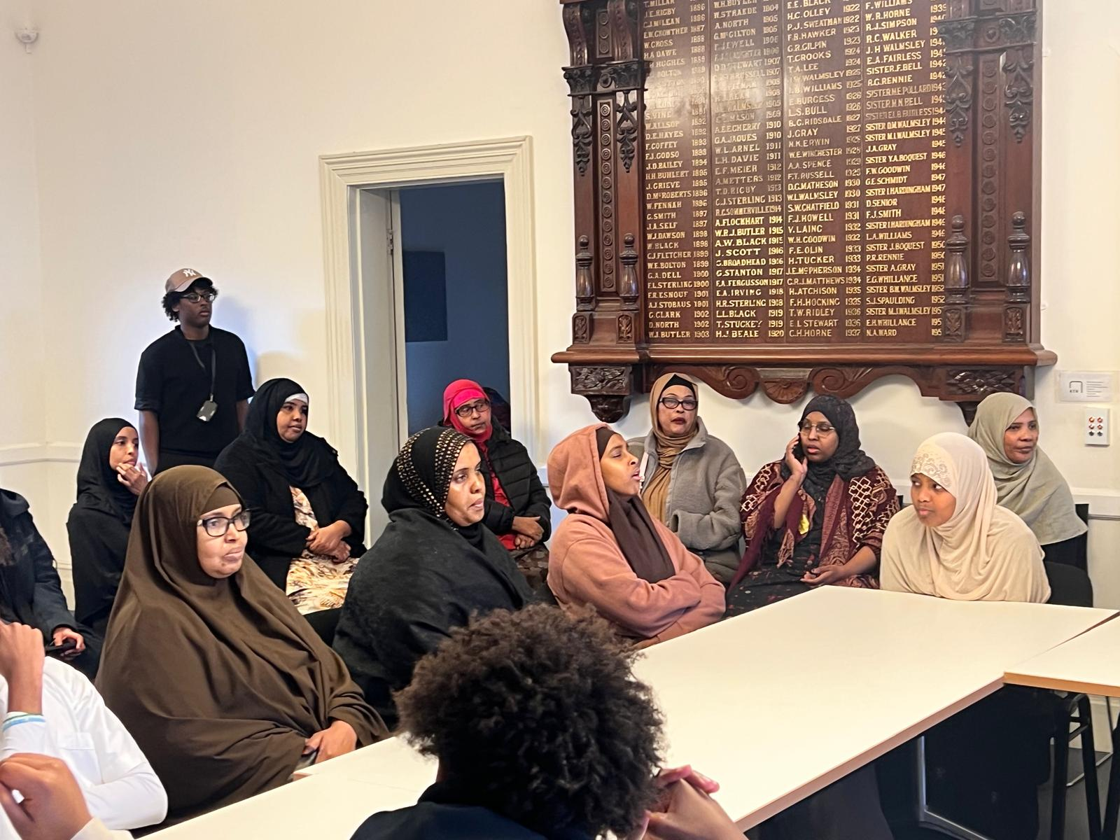 Community members taking part in an SWDA partnership and employment workshop