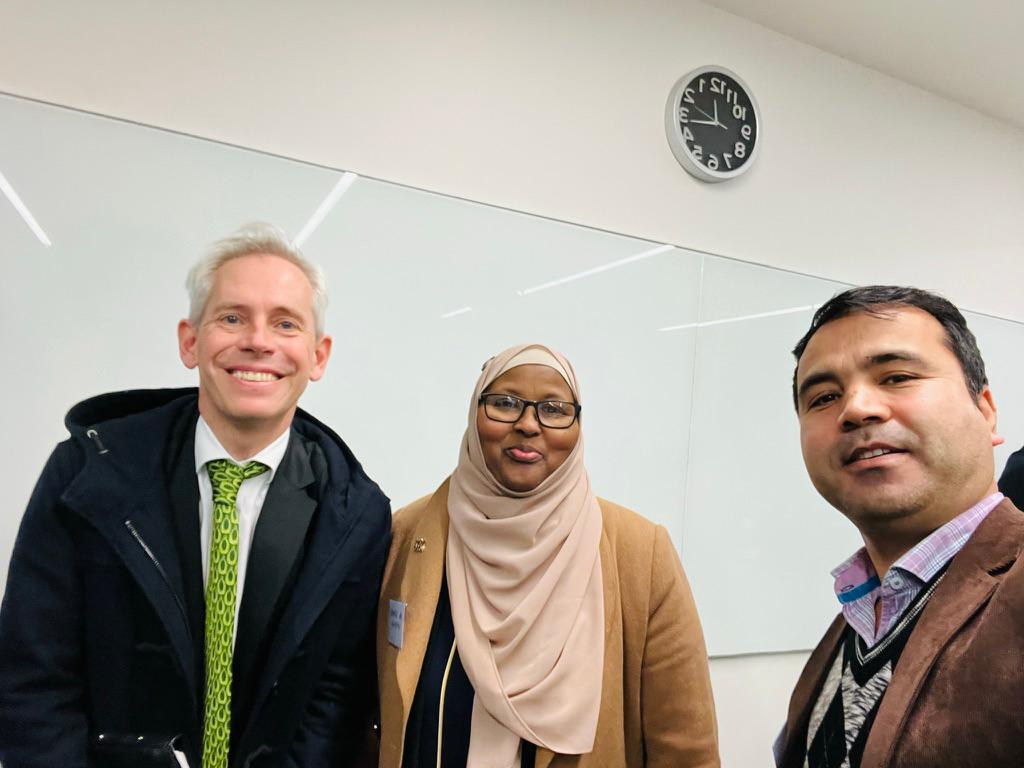 SWDA representative with partners at an Employment Brokers networking session