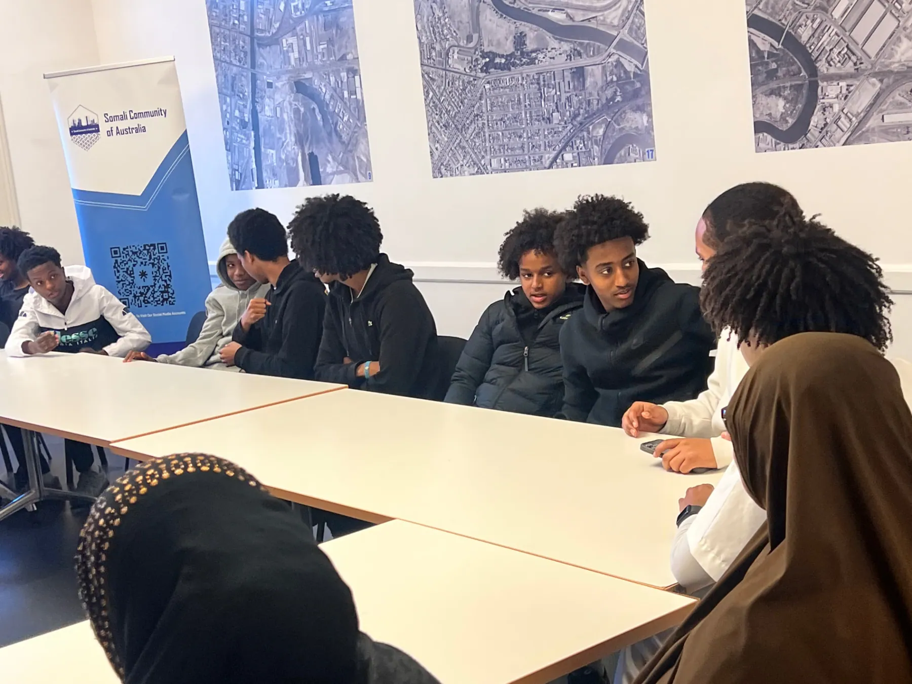 Young jobseekers in a roundtable discussion at an SWDA Employment Brokers workshop