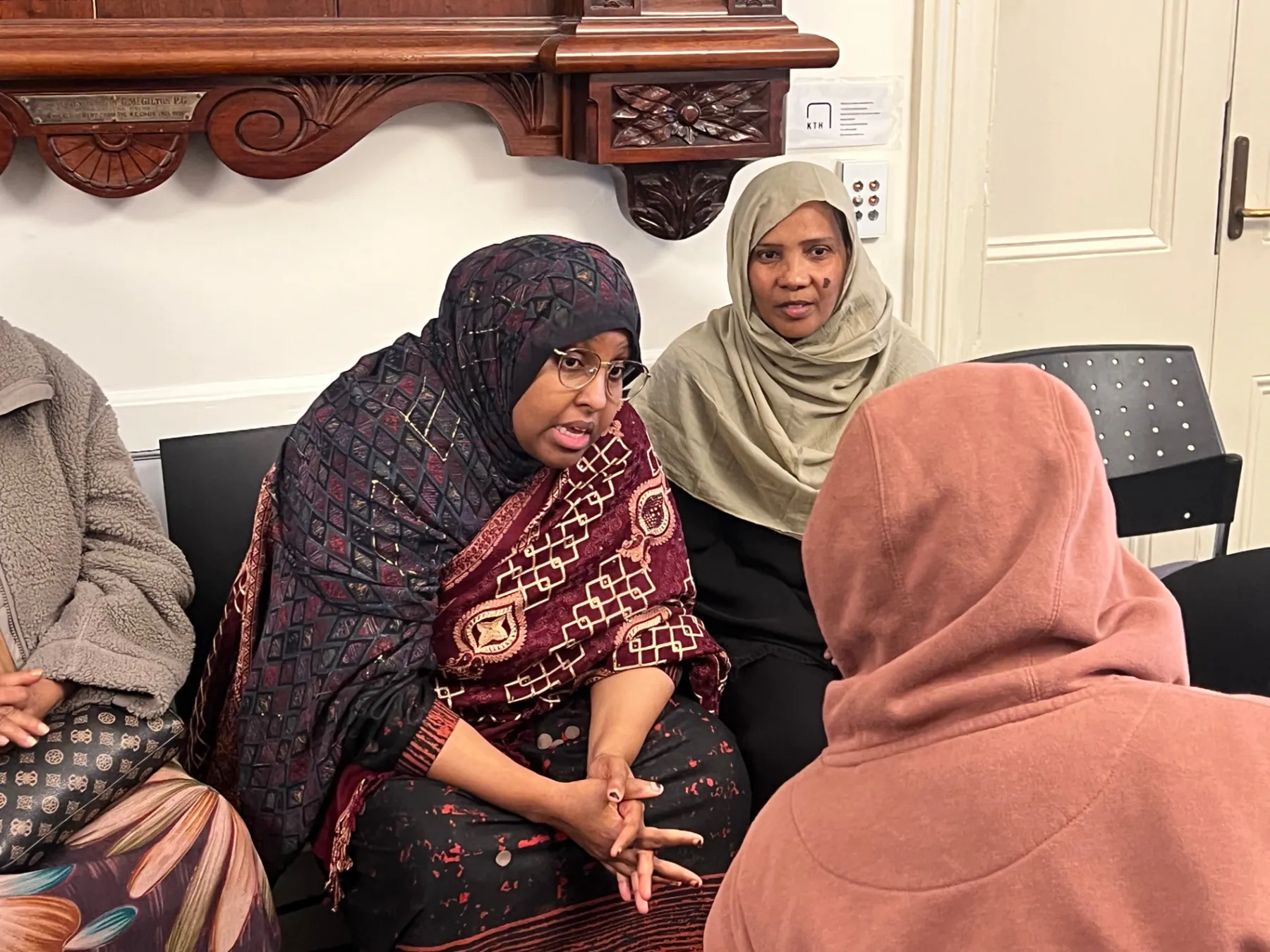 Community women sharing their employment experiences during a workshop discussion
