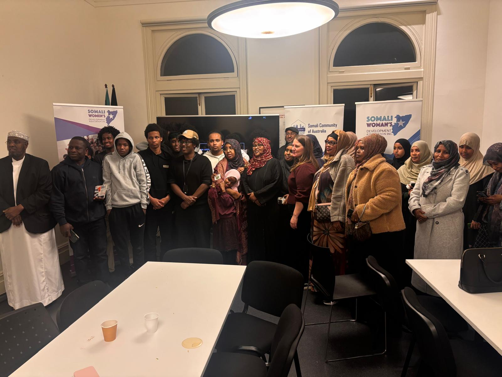 Wide view of the SWDA Multicultural Eid Festival community gathering