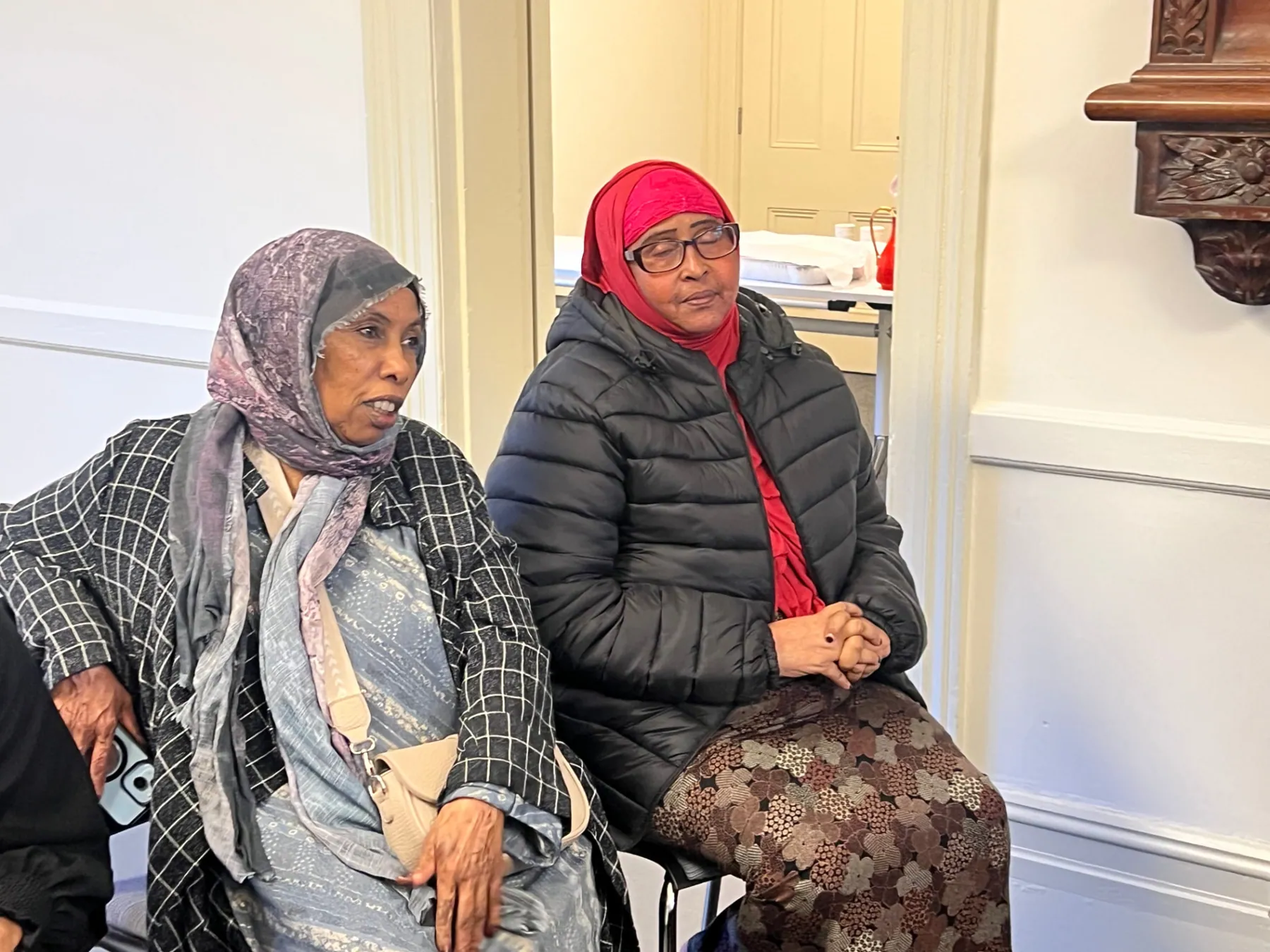 Community elders attending an SWDA employment information session