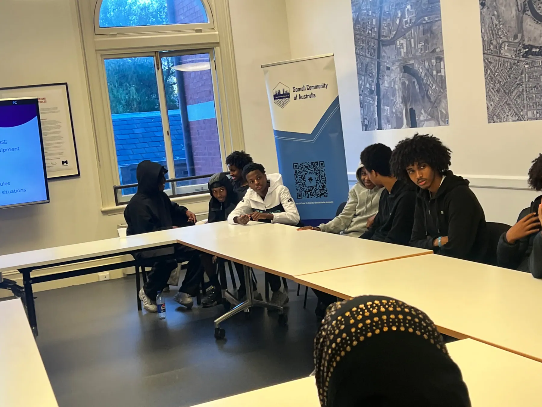 Young people discussing workplace rights during an SWDA workshop